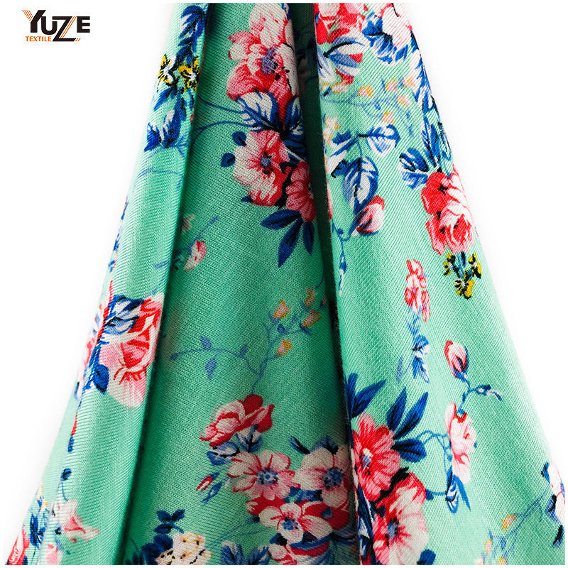 YZGTP-ES1018-2 রেয়ন জার্সি স্প্যানডেক্স প্রিন্ট