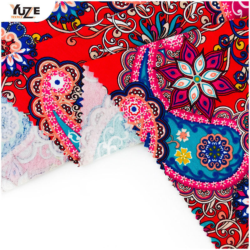 YZMY-170715 রেয়ন ওই স্প্যানডেক্স প্রিন্ট