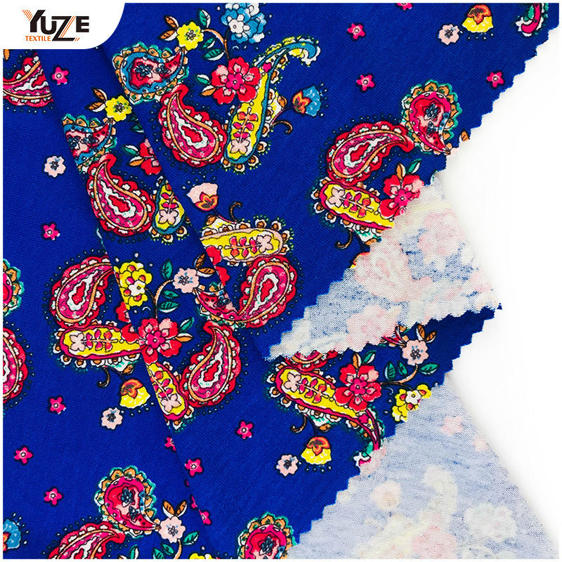 YZS16-319 রেয়ন ওই স্প্যানডেক্স প্রিন্ট