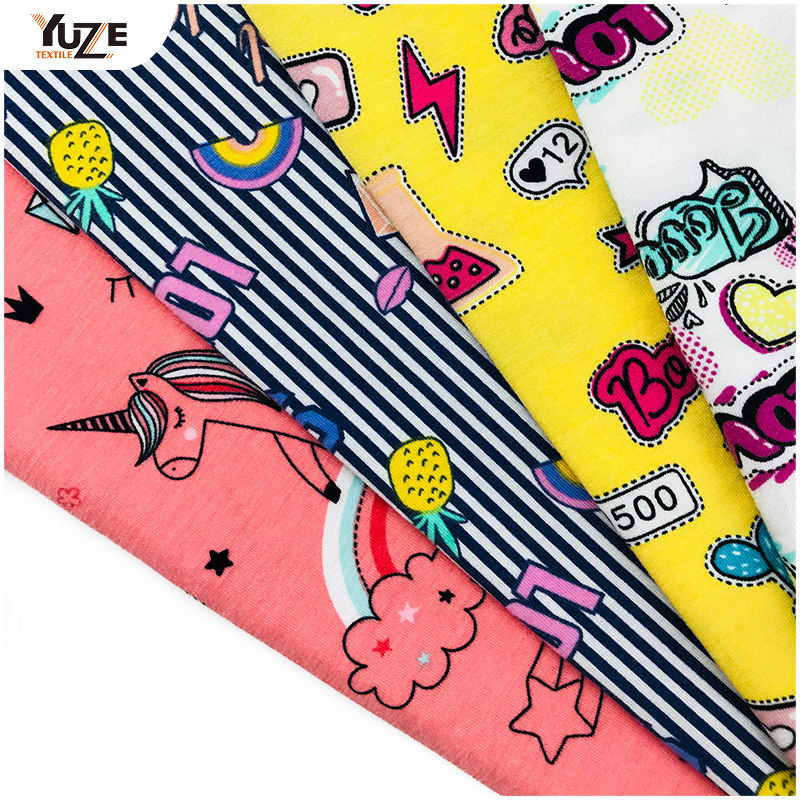 YZS18-268 পলি স্পান জার্সি প্রিন্ট