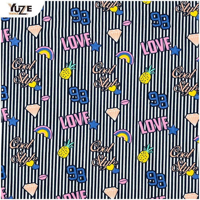 YZS18-268 পলি স্পান জার্সি প্রিন্ট