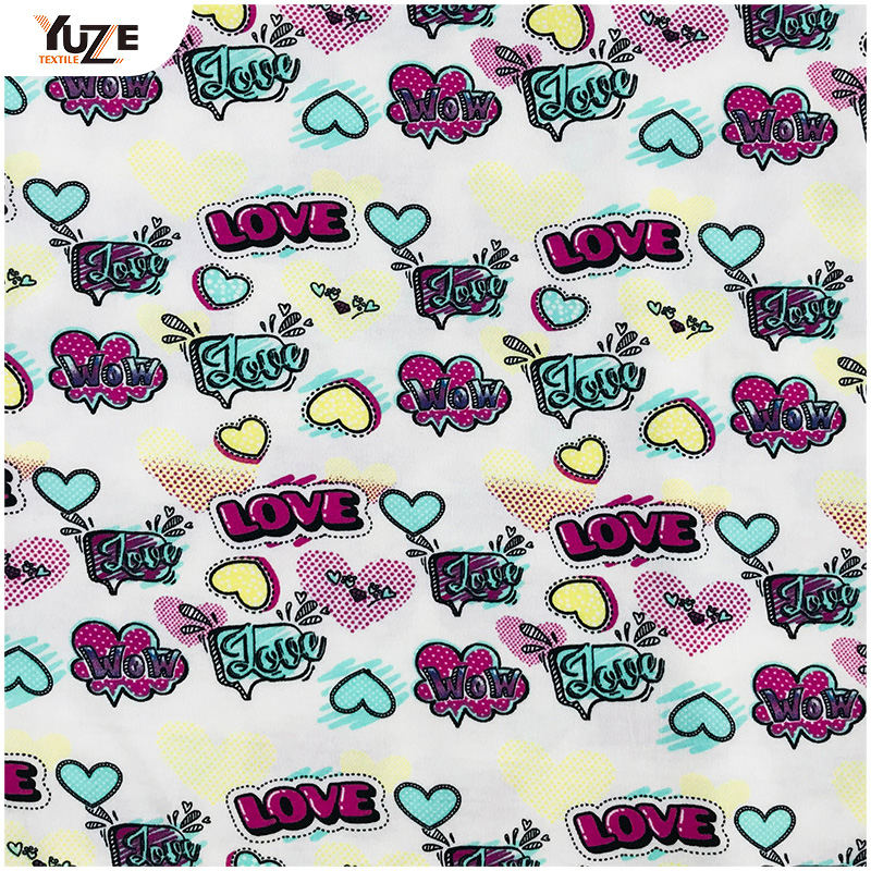 YZS18-273 পলি কাটা জার্সি প্রিন্ট