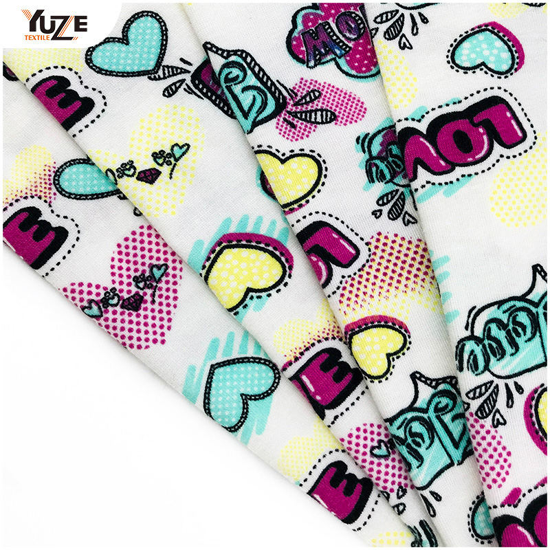 YZS18-273 পলি কাটা জার্সি প্রিন্ট