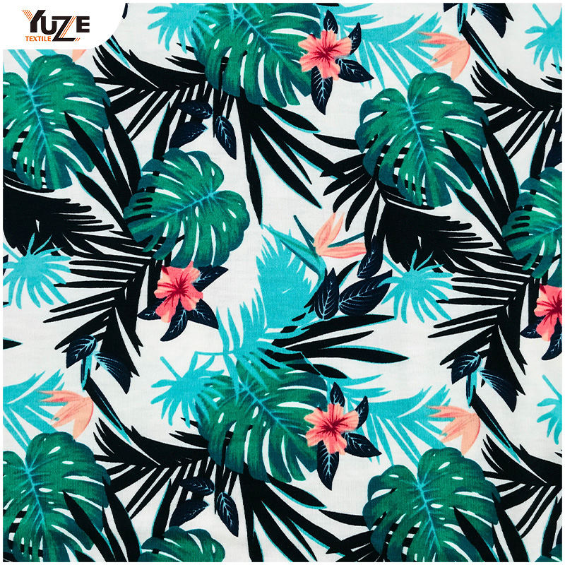 YZS18-701 পলি স্পান জার্সি স্প্যানডেক্স প্রিন্ট