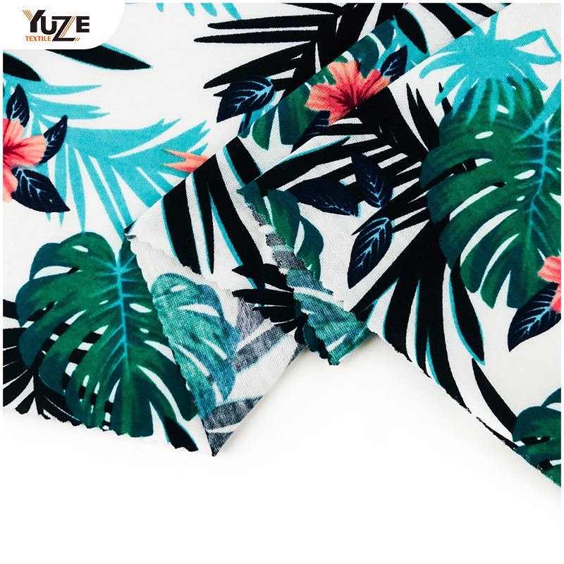 YZS18-701 পলি স্পান জার্সি স্প্যানডেক্স প্রিন্ট