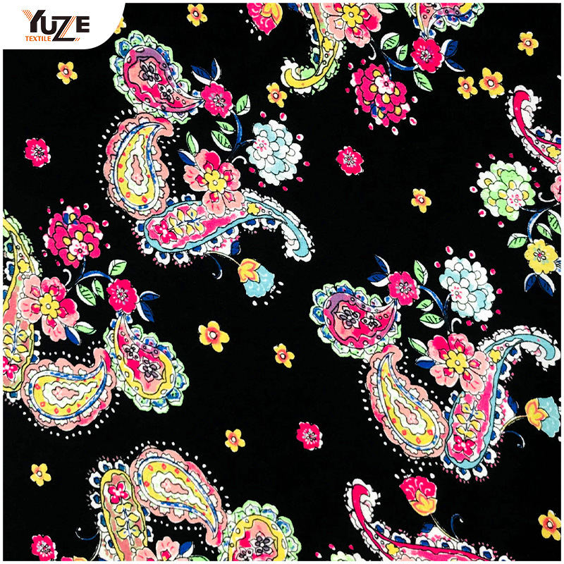 YZS20-119 রেয়ন ওই স্প্যানডেক্স প্রিন্ট