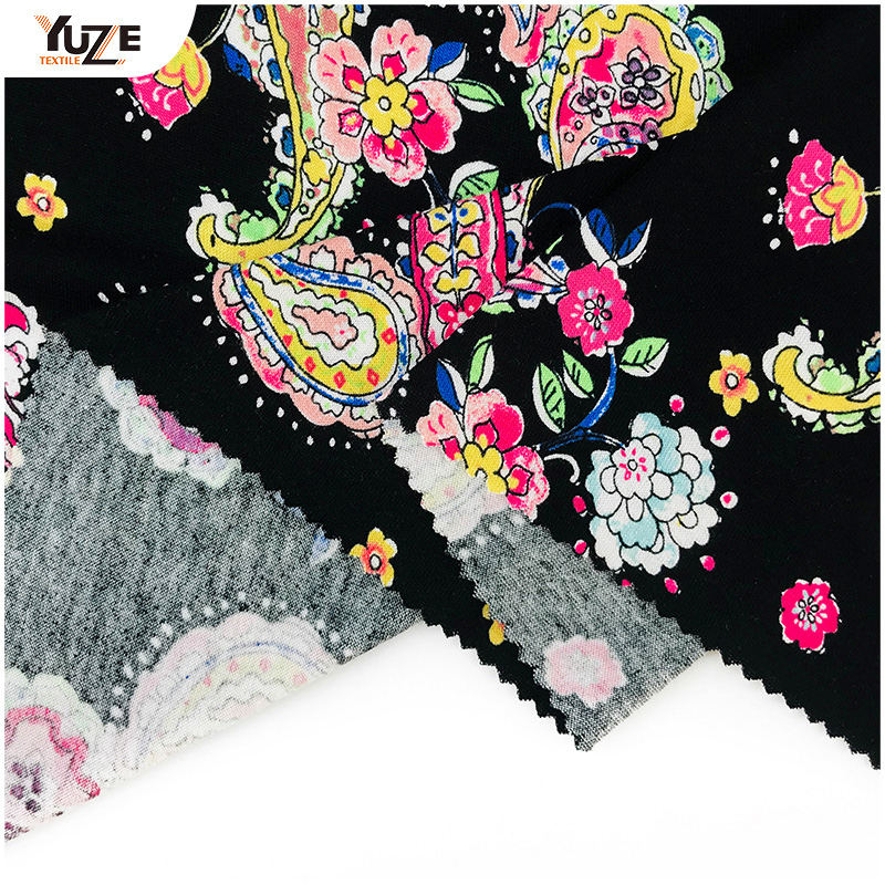 YZS20-119 রেয়ন ওই স্প্যানডেক্স প্রিন্ট