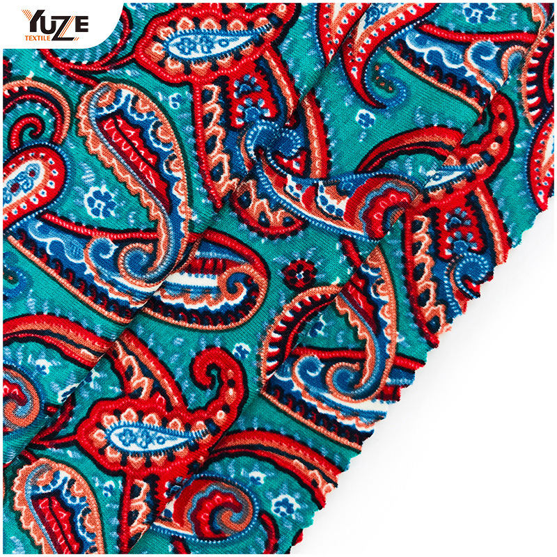 YZS21-125 রেয়ন ওই স্প্যানডেক্স প্রিন্ট