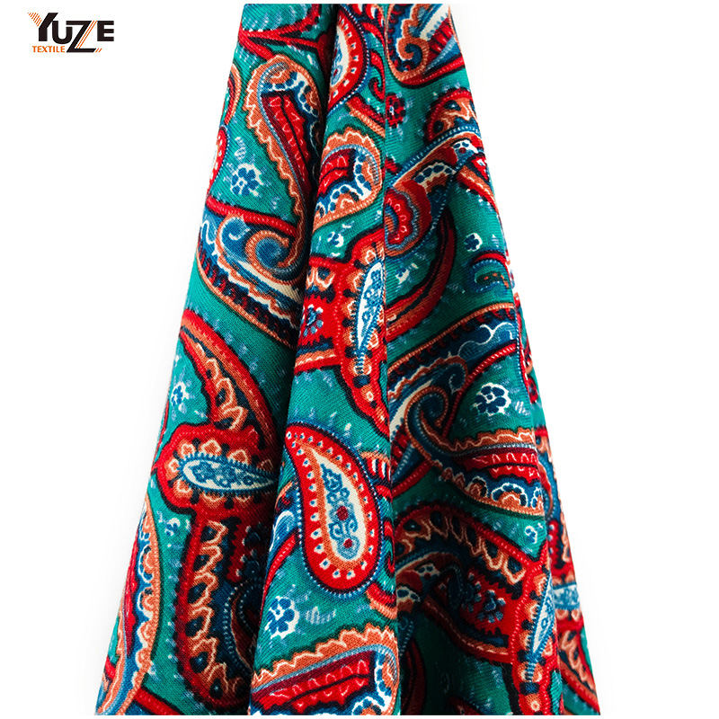 YZS21-125 রেয়ন ওই স্প্যানডেক্স প্রিন্ট