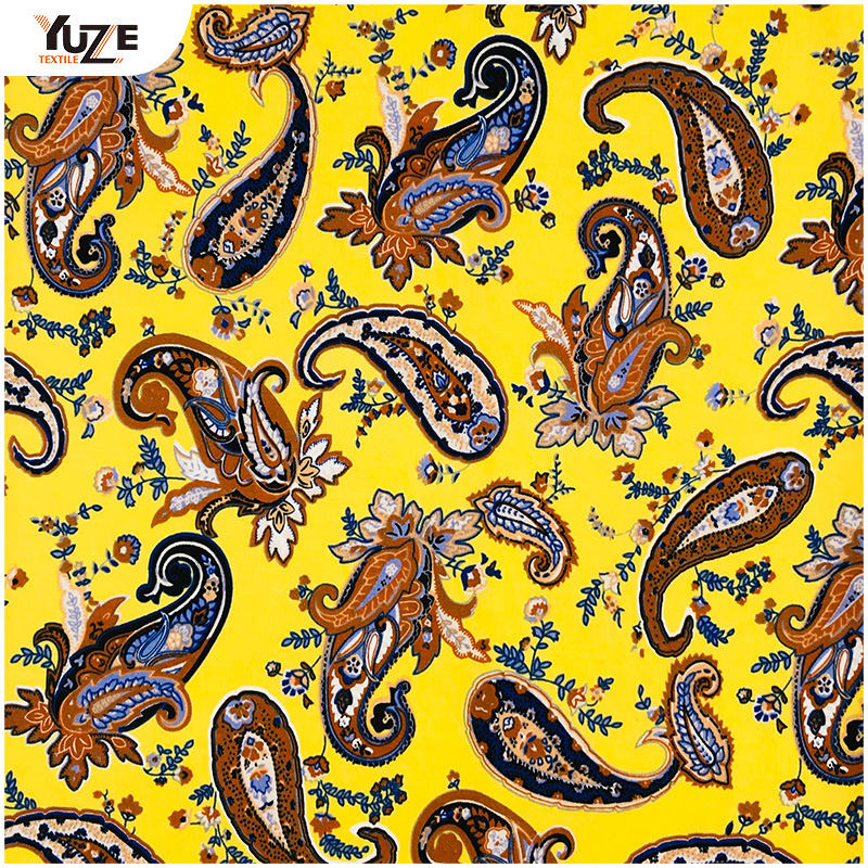 YZS21-125-2 রেয়ন ওই স্প্যানডেক্স প্রিন্ট