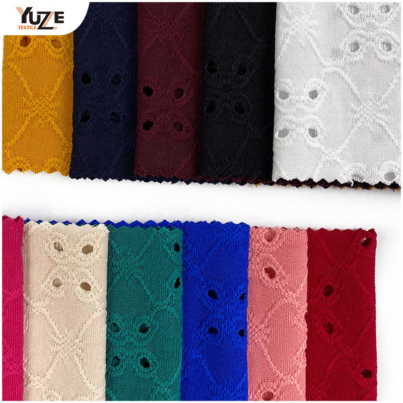 YZK-030030 ডিটি স্প্যানডেক্স জ্যাক্কের সাথে গর্ত সহ