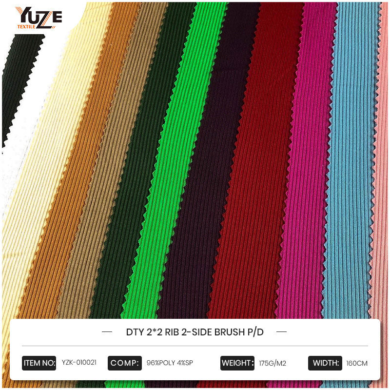 YZK-010021 DTY 2*2 রিব 2-সাইড ব্রাশ পি/ডি