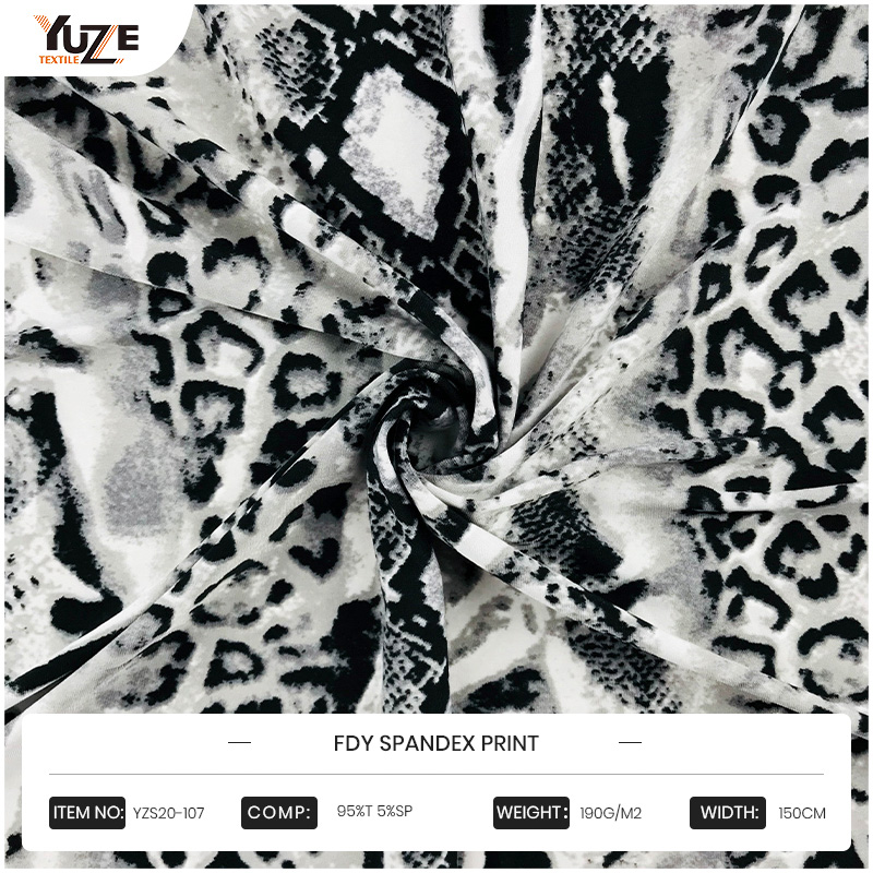 YZS20-107 এফডিওয়াই স্প্যানডেক্স প্রিন্ট