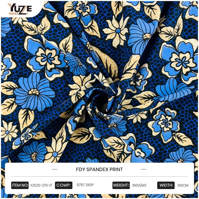 YZS20-270-17 এফডিওয়াই স্প্যানডেক্স প্রিন্ট