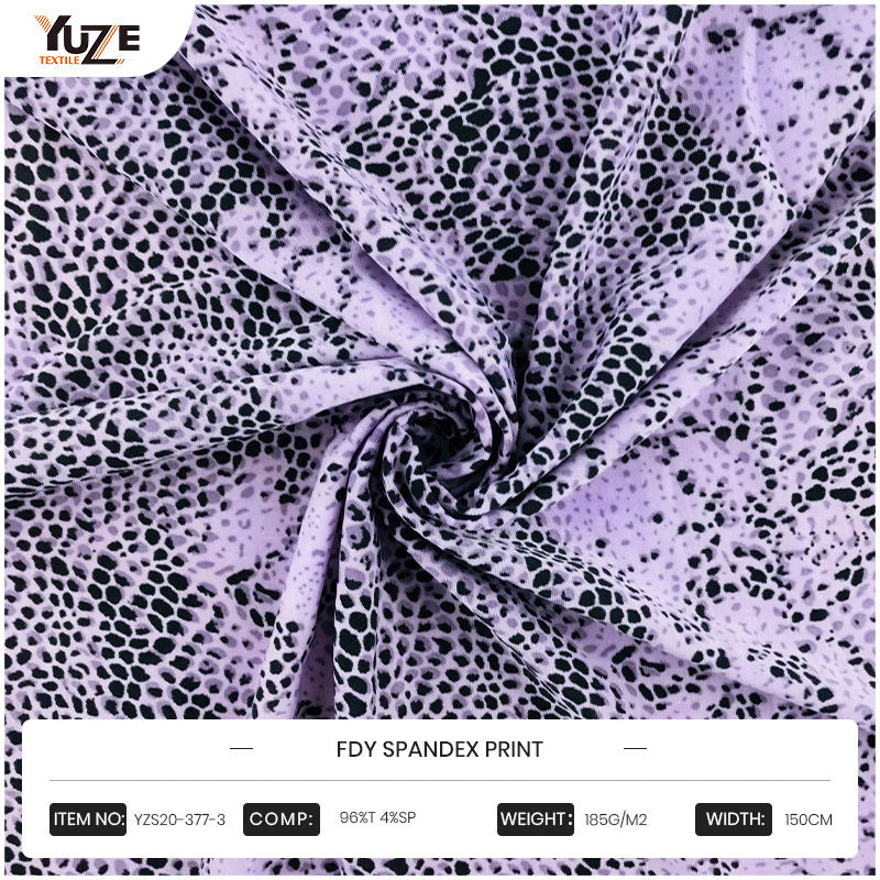 YZS20-377-3 এফডিওয়াই স্প্যানডেক্স প্রিন্ট