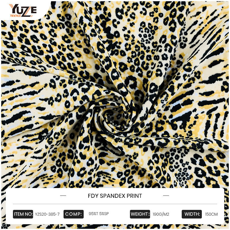 YZS20-385-7 এফডিওয়াই স্প্যানডেক্স প্রিন্ট