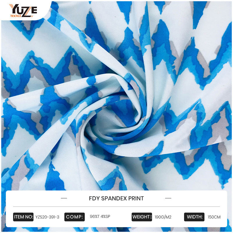 YZS20-391-3 এফডিওয়াই স্প্যানডেক্স প্রিন্ট