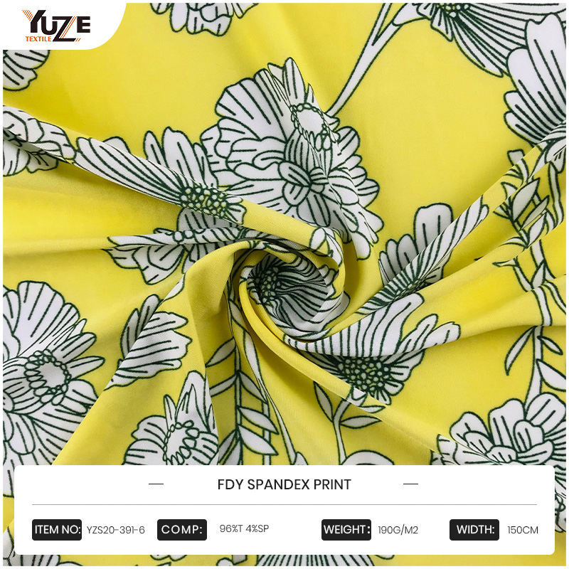 YZS20-391-6 এফডিওয়াই স্প্যানডেক্স প্রিন্ট