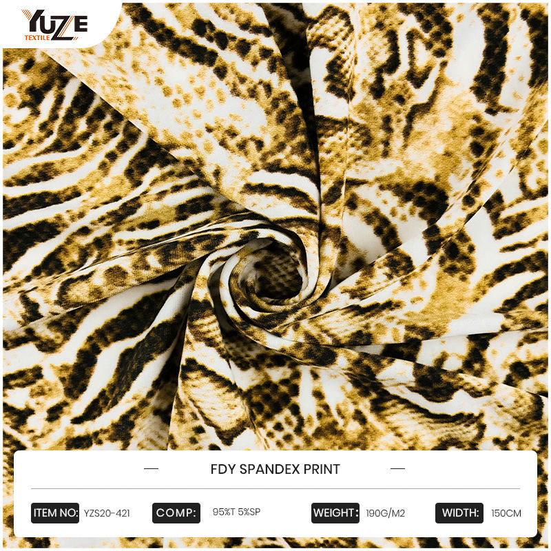 YZS20-421 এফডিওয়াই স্প্যানডেক্স প্রিন্ট