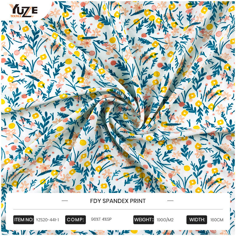 YZS20-441-1 এফডিওয়াই স্প্যানডেক্স প্রিন্ট