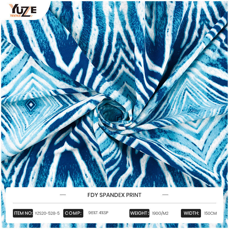 YZS20-528-5 এফডিওয়াই স্প্যানডেক্স প্রিন্ট