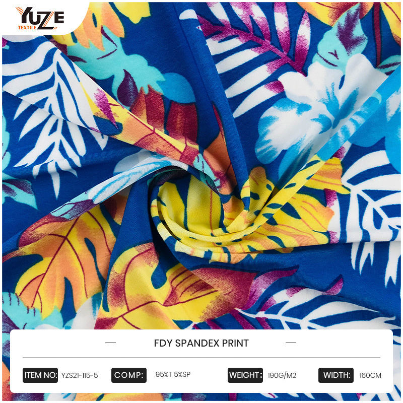 YZS21-115-5 এফডিওয়াই স্প্যানডেক্স প্রিন্ট