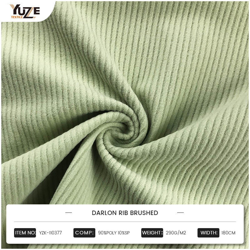 YZK-1010377 ডারলন রিব ব্রাশ করা