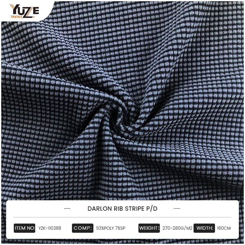 YZK-1010388 ডারলন রিব স্ট্রাইপ পি/ডি