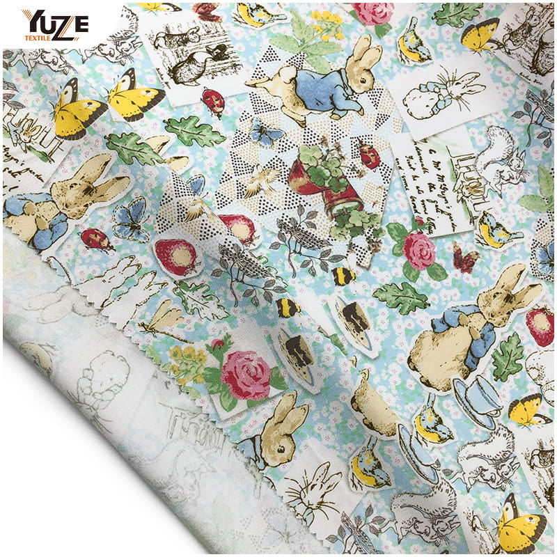 YZW-020612-10 রেয়ন পপলিন ডিজিটাল প্রিন্ট