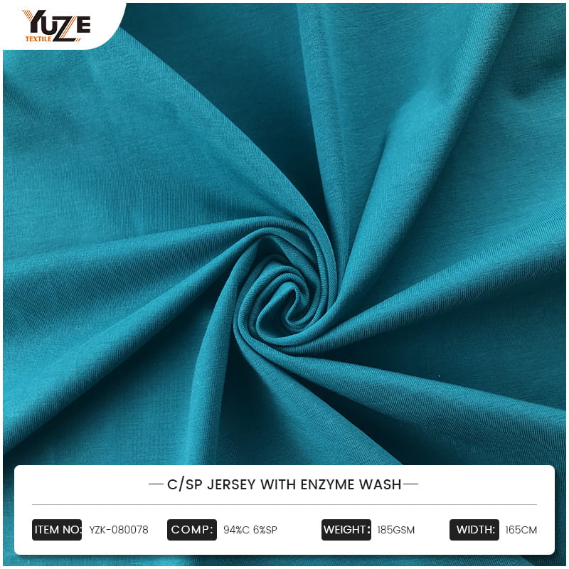 YZK-080078 এনজাইম ওয়াশ সহ সিএসপি জার্সি